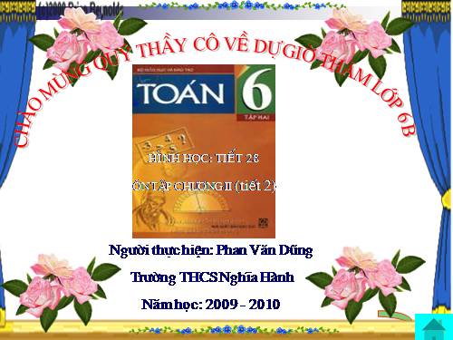 Ôn tập Chương II. Góc