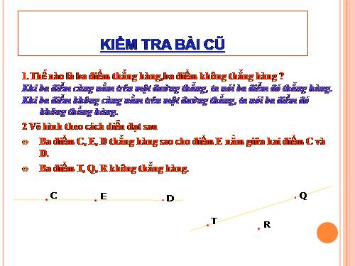 Chương I. §3. Đường thẳng đi qua hai điểm