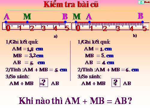 Chương I. §8. Khi nào thì AM + MB = AB?