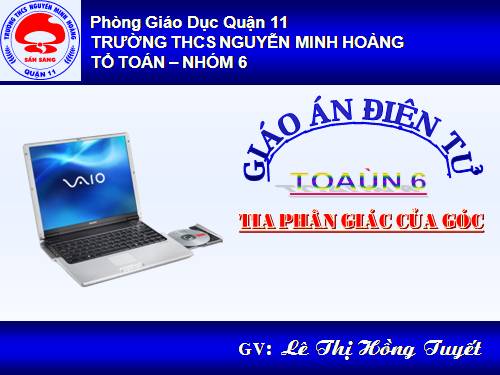 Chương II. §6. Tia phân giác của góc