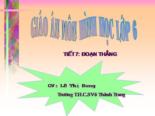 Chương I. §6. Đoạn thẳng