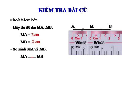 Chương I. §10. Trung điểm của đoạn thẳng