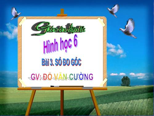 Chương II. §3. Số đo góc