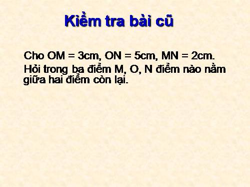 Chương I. §9. Vẽ đoạn thẳng cho biết độ dài