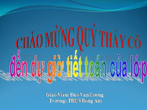 Chương I. §9. Vẽ đoạn thẳng cho biết độ dài