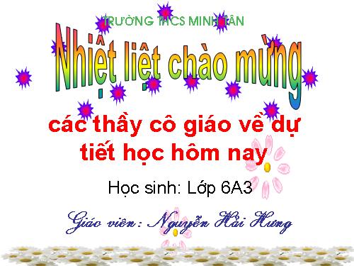 Chương I. §10. Trung điểm của đoạn thẳng