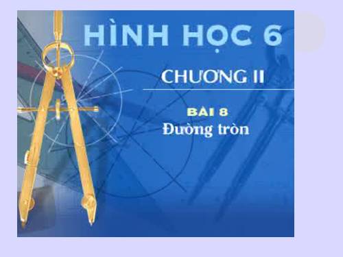 Chương II. §8. Đường tròn