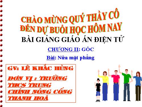 Chương II. §1. Nửa mặt phẳng