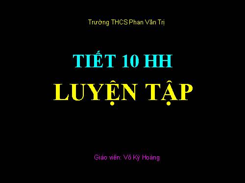 Các bài Luyện tập