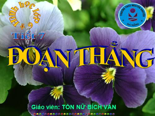 Chương I. §6. Đoạn thẳng