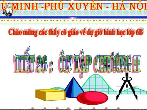 Ôn tập Chương II. Góc