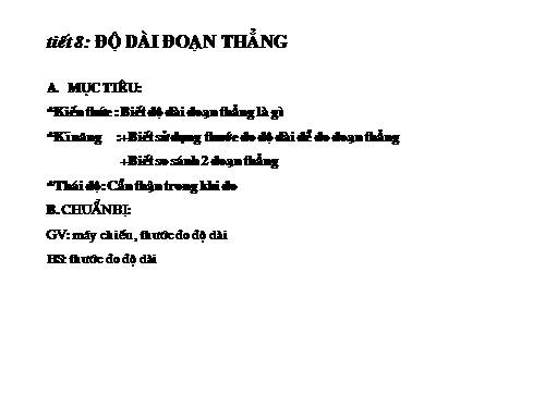 Chương I. §7. Độ dài đoạn thẳng