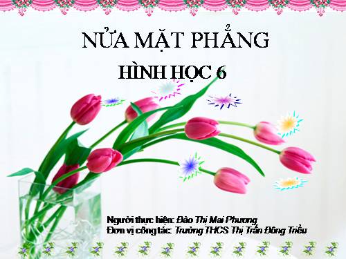 Chương II. §1. Nửa mặt phẳng