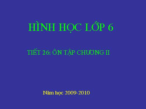 Ôn tập Chương II. Góc