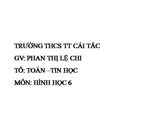 Chương II. §6. Tia phân giác của góc