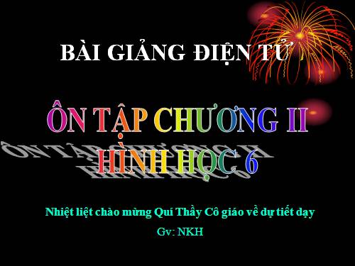 Ôn tập Chương II. Góc