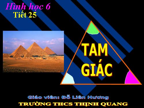 Chương II. §9. Tam giác