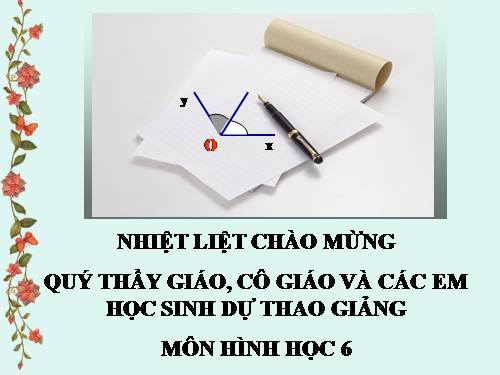 Chương II. §6. Tia phân giác của góc