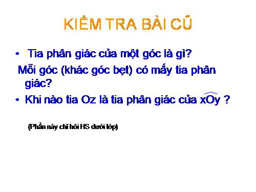 Chương II. §6. Tia phân giác của góc