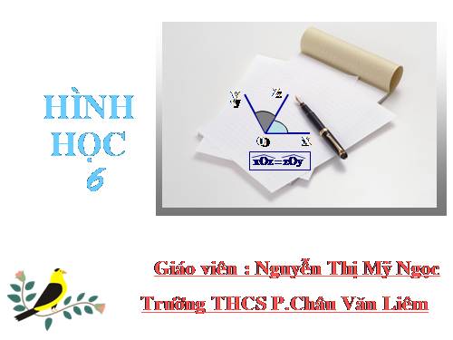 Chương II. §6. Tia phân giác của góc