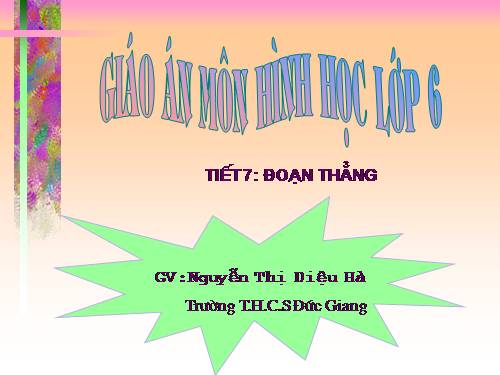 Chương I. §6. Đoạn thẳng