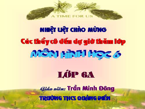 Chương I. §10. Trung điểm của đoạn thẳng