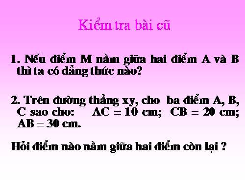 Chương I. §9. Vẽ đoạn thẳng cho biết độ dài