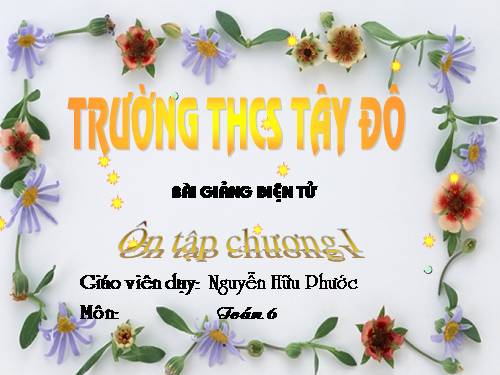 Ôn tập Chương I. Đoạn thẳng