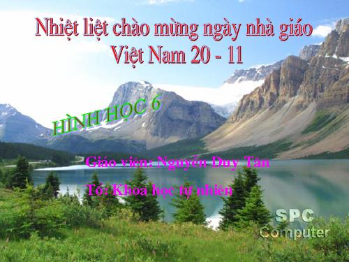 Chương I. §10. Trung điểm của đoạn thẳng