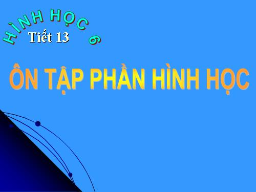 Ôn tập Chương I. Đoạn thẳng