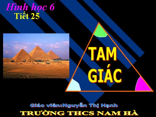 Chương II. §9. Tam giác