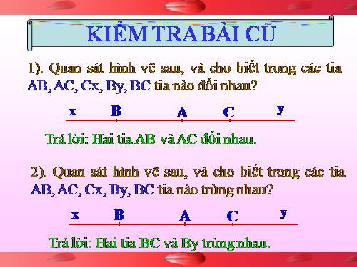 Các bài Luyện tập