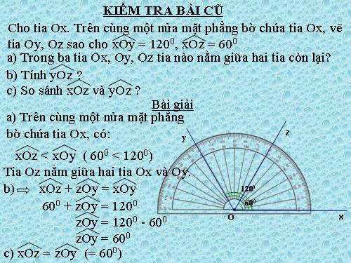 Chương II. §6. Tia phân giác của góc