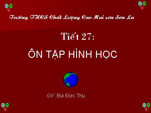 Ôn tập Chương II. Góc