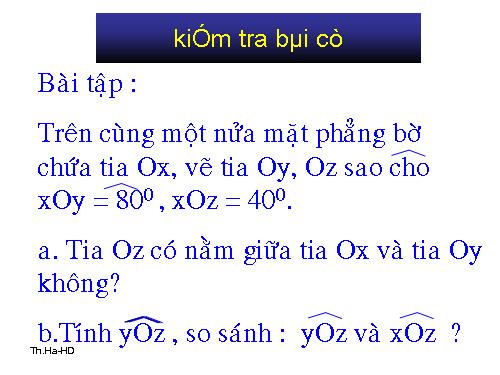 Chương II. §6. Tia phân giác của góc