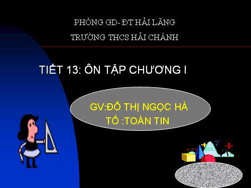 Ôn tập Chương I. Đoạn thẳng