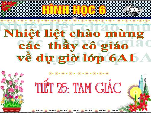 Chương II. §9. Tam giác