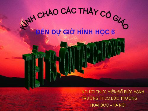 Ôn tập Chương I. Đoạn thẳng