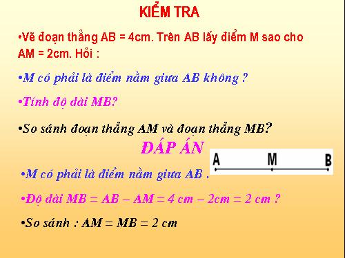 Chương I. §10. Trung điểm của đoạn thẳng