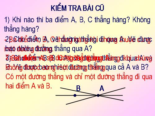 Chương I. §3. Đường thẳng đi qua hai điểm