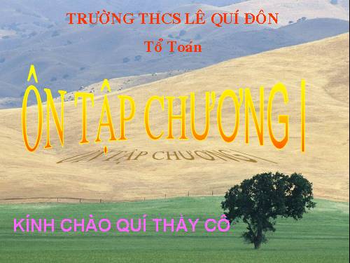 Ôn tập Chương I. Đoạn thẳng