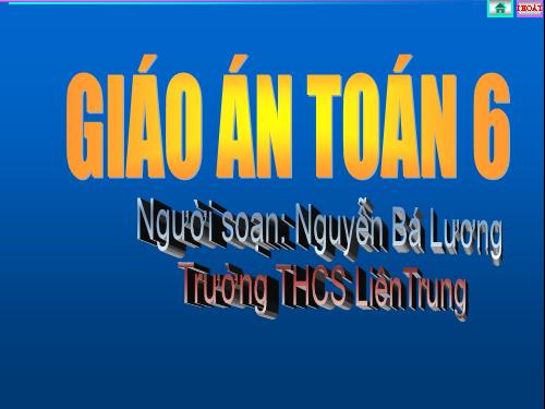 Chương I. §10. Trung điểm của đoạn thẳng