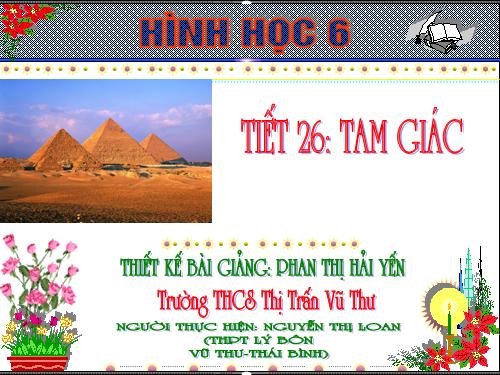 Chương II. §9. Tam giác