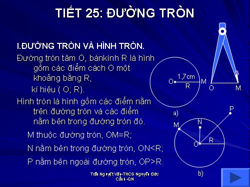 Chương II. §8. Đường tròn