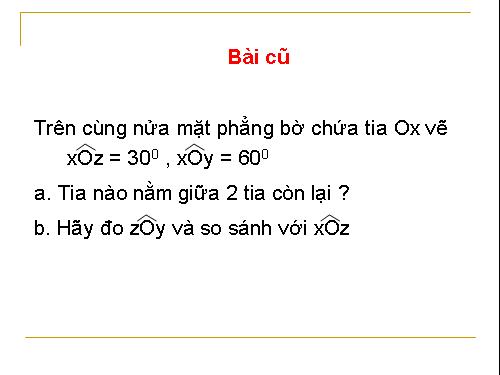 Chương II. §6. Tia phân giác của góc