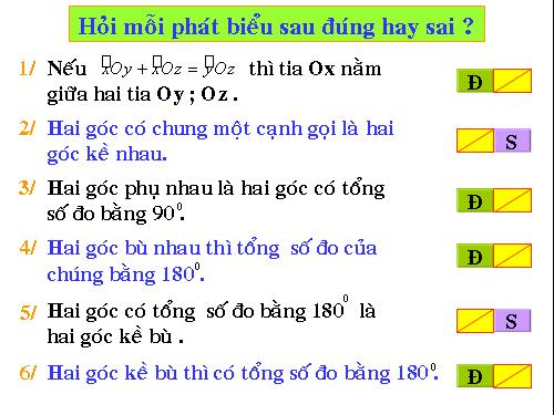 Trắc nghiệm Hình học 6