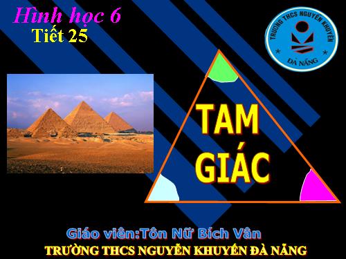 Chương II. §9. Tam giác