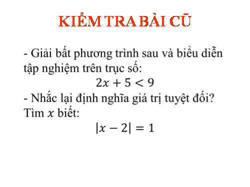 Chương IV. §5. Phương trình chứa dấu giá trị tuyệt đối