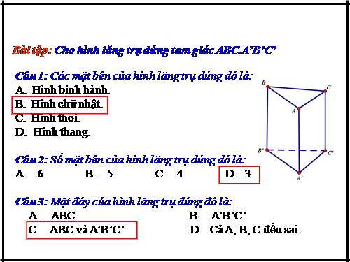 Chương IV. §5. Diện tích xung quanh của hình lăng trụ đứng