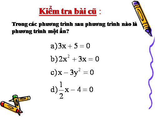 Chương III. §2. Phương trình bậc nhất một ẩn và cách giải